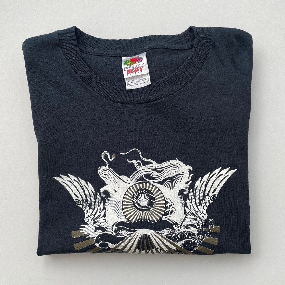 Public Guilt Records XL New T Shirt Skull Wings Metal Noise Drone Rock Label